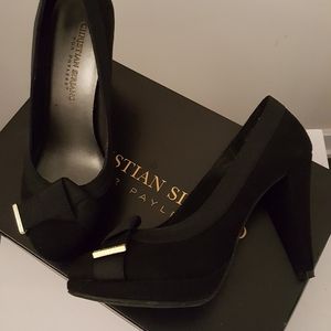 Christian Siriano black pumps/heels
